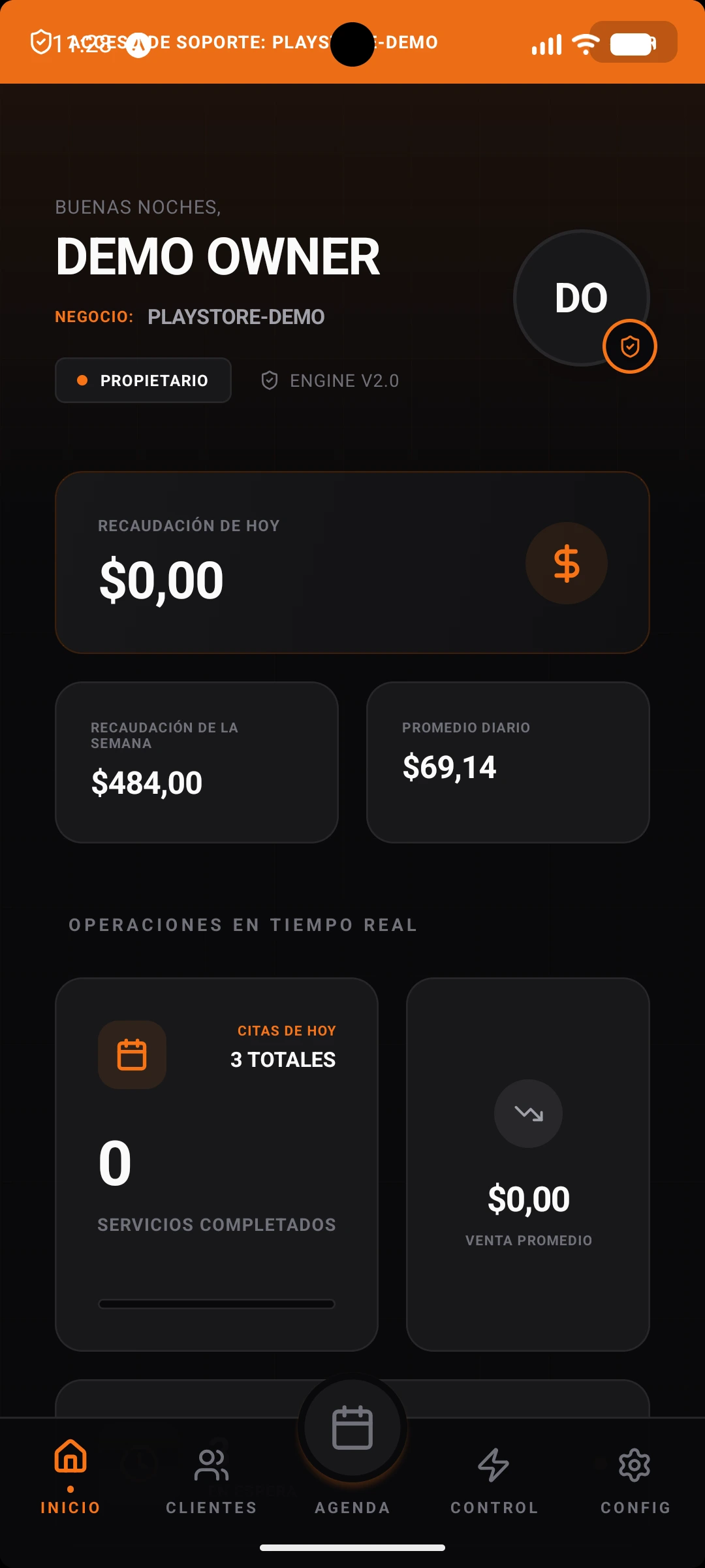 Dashboard Principal